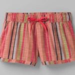 prAna Mariya Short multicolor striped women’s size large Photo 8