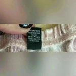 Laura Ashley pink floral 2 piece pajama set, short sleeve top/cropped pants; XL Photo 5