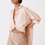 Wrangler NWT X Anthropologie A-Line Shorts In Color Honey / PInk Photo 0