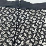 Reiss 'MERIDA' BLACK LACE PENCIL SKIRT jacquard knit neutral classic size US 4 Photo 4