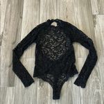 Victoria's Secret Victoria Secret Elegant Black Lace Bodysuit Photo 0