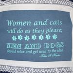 Funny Blue Denim with Lace Unlined Open Top Tote for Pet Lovers Photo 4