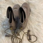 Sorel  Boots size 9 BNWOT see pictures heel is 1 1/2” color gray leather upper Photo 11