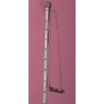 Stirling Silver "Esther" Name Necklace 8in Drop Photo 3