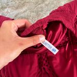 Red Knit Halter Maxi Dress Photo 6