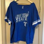 Majestic Texas Rangers T-Shirt 3XL Blue Photo 0