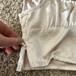 Princess Polly  Champagne Bow Rouched Crop Top Photo 3