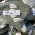 Equipment  silk heart shirt olive green Photo 1