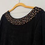 Chico's NEW NWT Black Rhinestone Midi Dress Photo 5