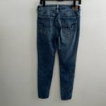American Eagle Distressed Super Stretch Hi Rise Jegging Jeans Med Blue 6 Womens Photo 5