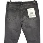 frame denim FRAME Le High Skinny Jeans Women's Size 32 Dark Grey Wash‎ Raw Hem Photo 14