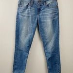 Big star Alex Light Wash faded Cropped crop ankle stretch skinny jeans women 30 Photo 0