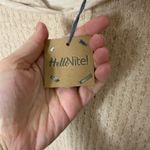 HelloNite revolve sweatshirt loose knit jersey pullover hoodie in natural Small Tan Photo 4