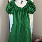 Reformation  Vibrant Green Wrap Dress Photo 8