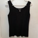 Cable & Gauge Black ribbed Sleeveless Round Neck tank top Photo 4