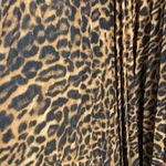 Ralph Lauren Cheetah Print Pleated Midi Long Skirt Size 8 Leopard Animal Print Photo 1