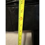 Paige NWT  Womans Argentina Blazer Tall Black Size 00 Faux Leather Photo 5