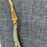 Gold Plated Blue Stone Beaded Rajasthani Kundan Bridal Necklace Gold Photo 2