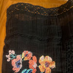 Free People  Perfectly Victorian Embroidered Boho Festival Mini Shift‎ Dress XS Photo 12