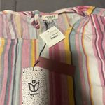 Andree by Unit  Pink and Orange Puff Sleeve Peplum Blouse Photo 2