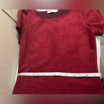 Newbury Kustom  Boutique Burgundy short sleeve dress size small Photo 7