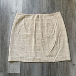 Madewell  Oatmeal Plaid Mini Skirt NEW 6 Lined With Pockets Photo 7