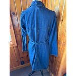 Universal Threads Universal Thread Denim‎ Coat Belted Long Sleeve Pockets Jacket Dress Size Small Photo 1