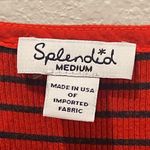 Splendid Red Striped Bodycon Casual Maxi Dress Photo 3