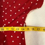 Nasty Gal  Red Dress with White Heart Pattern Photo 4