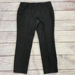 Akris Punto  Pleat Front Checked Soft Cropped Trousers Black Grey Size 14 Photo 1