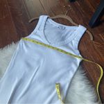 Michael Stars  White Ribbed Dress Tank Midi NWOT Photo 4