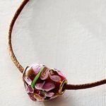 Free People Sinatra Choker in Tan Taupe Bohemian Glass Pendant Necklace NWT NEW Photo 0