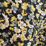 H&M NWT  Black Yellow floral
Voluminous Balloon Sleeve A Line Dress. Photo 7