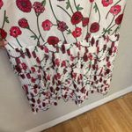 Amur Isabelle Halter Dress Dahlia Pink Bouquet Toss White Size 12 Photo 8