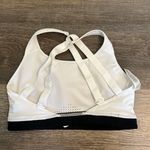 Nike  Dri Fit Strappy White & Black Sports Bra with Adjustable Straps Medium Photo 10