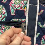 N. Gil Navy Quilted Elephant Boho Duffle Bag NWOT Blue Photo 1
