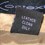 Tan Genuine Suede Leather Knee Length Skirt Front Pleat 14 Photo 7