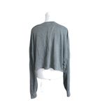 Full Tilt Tilly's V Neck Crop Sweatshirt Size XL in Gray Photo 4