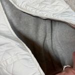 Eddie Bauer  Quilted Fleece Lined Vest Women's Cream White Full Zip Size M Photo 4