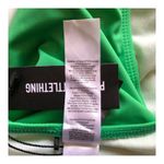 Pretty Little Thing  NWT Green Bead Detail Ruched Cut Out Plus Swimsuit Size 22 Photo 9