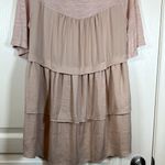 Gap  Pink Blush Flowy Flounce High Low Oversize Shirt Size Small EUC #0444-LA Photo 5