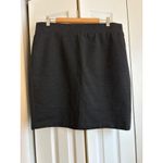 Nicole Miller NWT Charcoal Heather Pull-On Skirt Size XL Stretch Knit MSRP $60 Photo 4