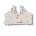 Aerie  Lace Bralette Women’s Size XXL Cream Wireless‎ Intimates Lounge Photo 1