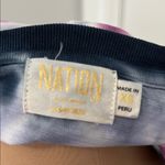 Nation Ltd  Tie Dye V Neck Long Sleeve Tee Photo 6