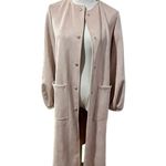 ZARA  Faux Suede Longline Jacket in Dusty Pink – Size‎ XS Photo 0