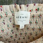 Sézane Sezane Cream Floral Midi Dress Photo 1