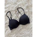 SKIMS  Ultimate Push up Plunge Bra Onyx Size 30D Photo 2