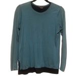 Vince 💙SALE 3/$25 DOUBLE LAYER LONG SLEEVE ROUND CREW NECK TEE SHIRT XS Photo 0