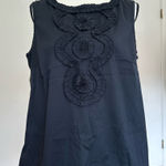 Alfani Black  Sleeveless Blouse Size 12 Photo 0