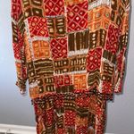 CHAUS NEW YORK Chaus Sport Abstract Patchwork Two Piece Skirt Set Size Medium Photo 0